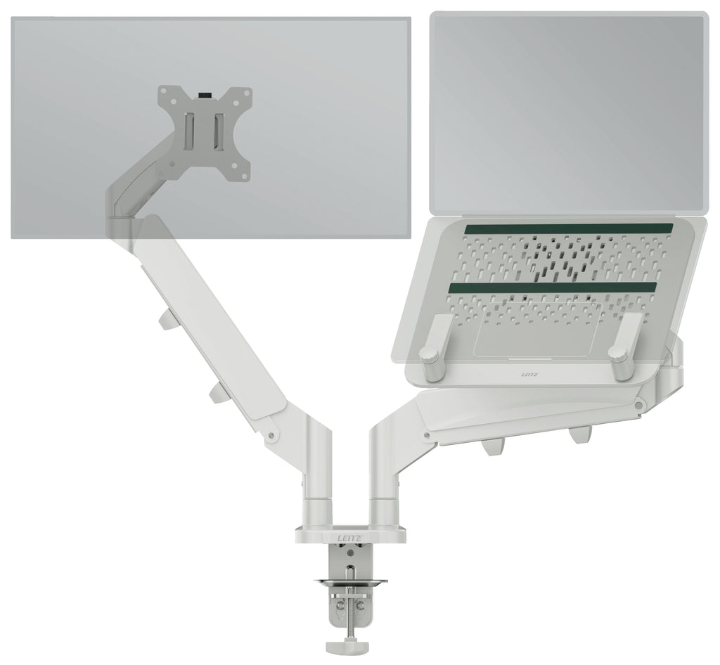 Leitz 65380085 soporte para monitor 81,3 cm (32") Escritorio Gris