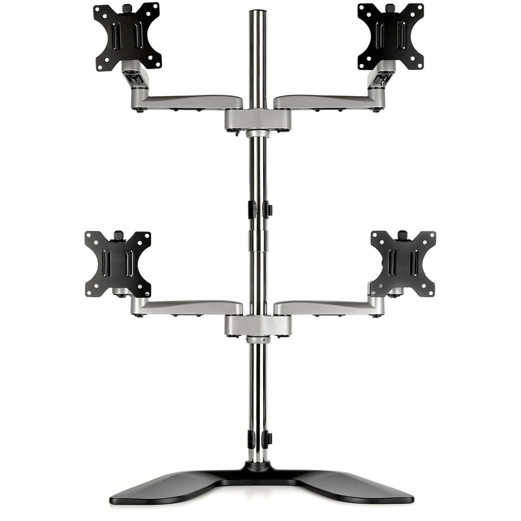 StarTech.com ARMQUADSS soporte para monitor 32" Negro, Plata
