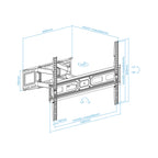 TooQ LP7866TN-B soporte para TV 2,03 m (80") Negro (3)