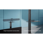 Manhattan 462693 soporte para TV 2,18 m (86") Negro (4)