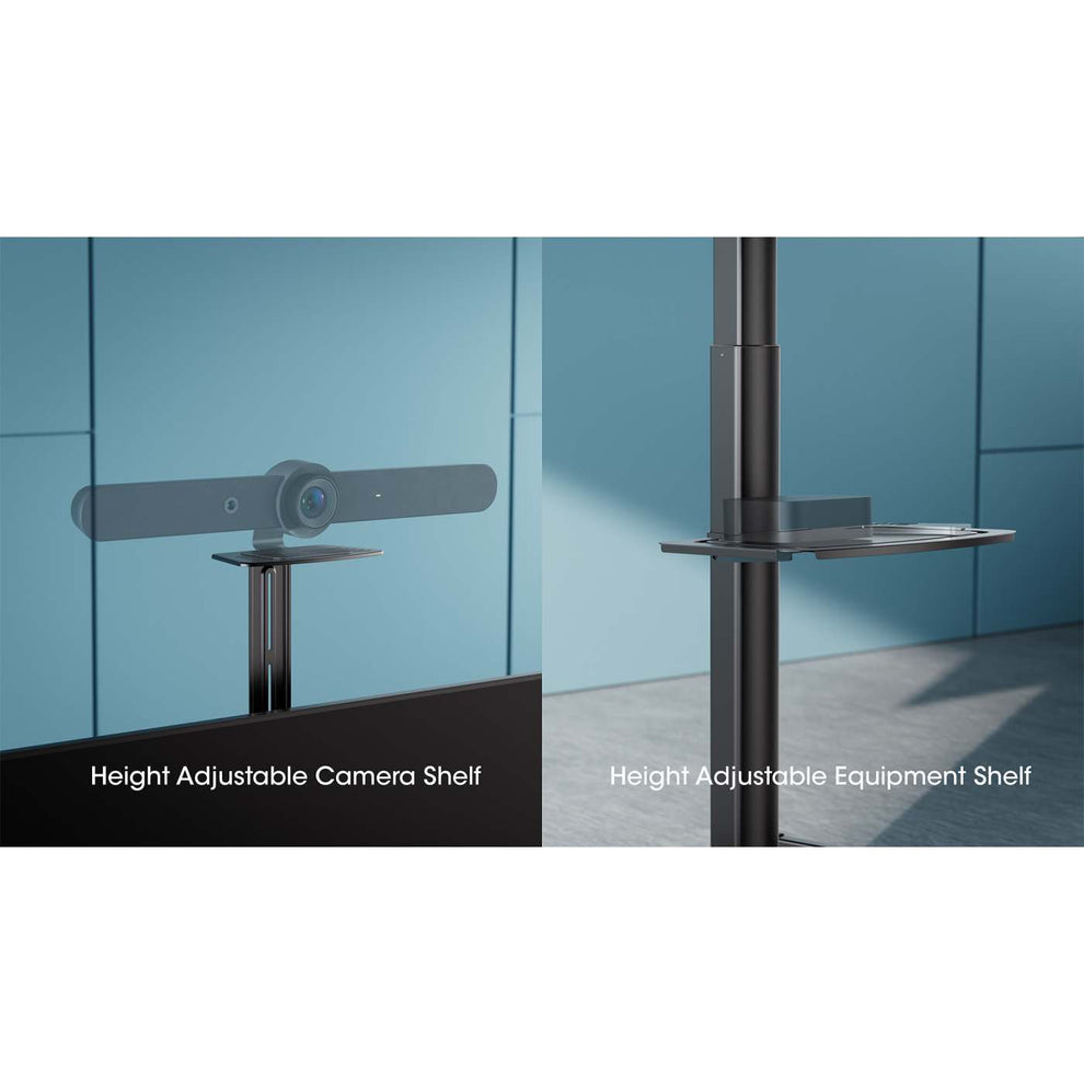 Manhattan 462693 soporte para TV 2,18 m (86") Negro (4)