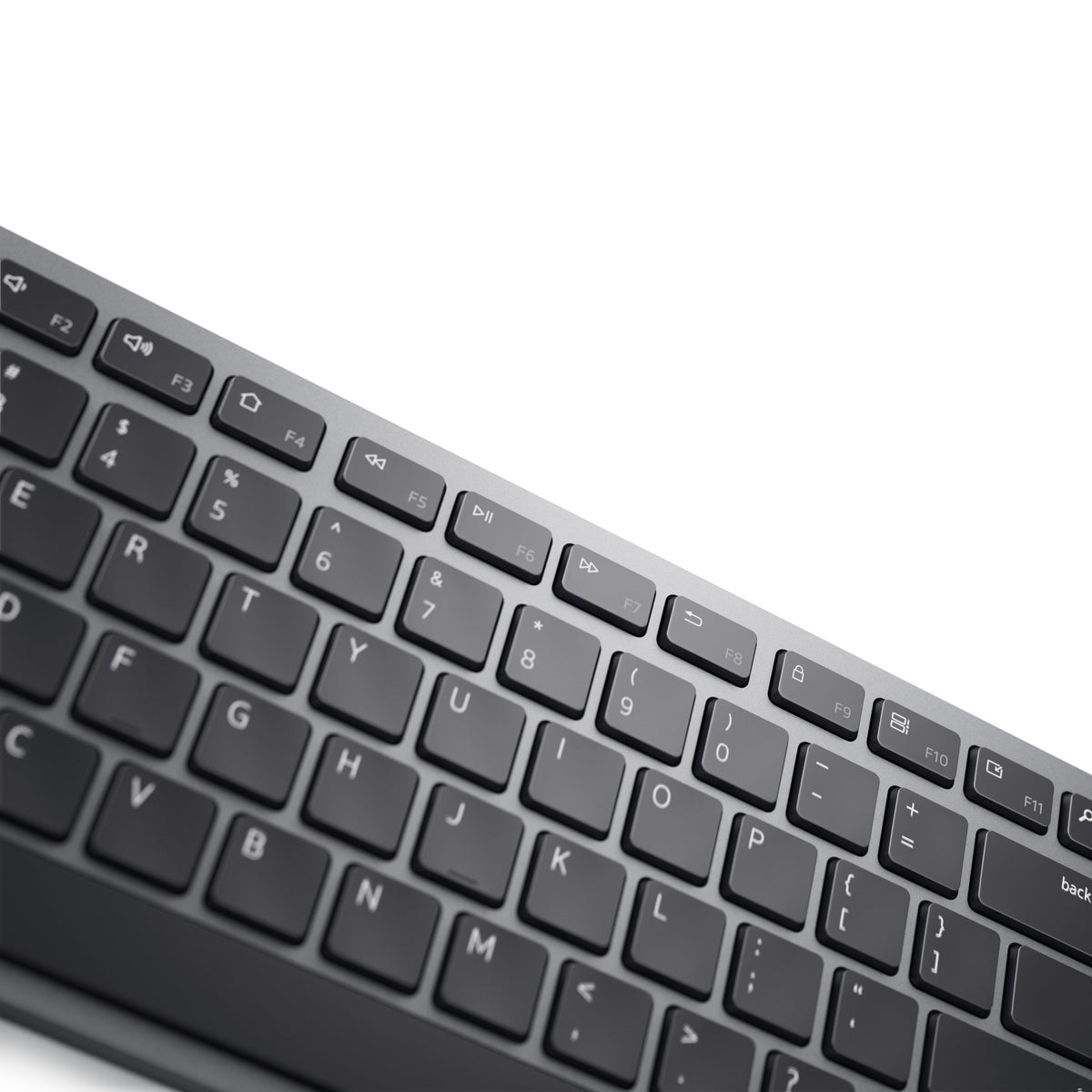 DELL KM7321W teclado Ratón incluido Oficina RF Wireless + Bluetooth Internacional de EE.UU. Gris, Titanio (9)