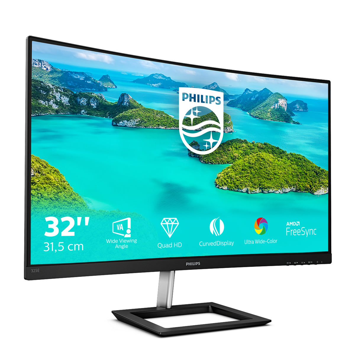 Philips E Line 325E1C/00 pantalla para PC 80 cm (31.5") 2560 x 1440 Pixeles Quad HD LCD Negro (3)