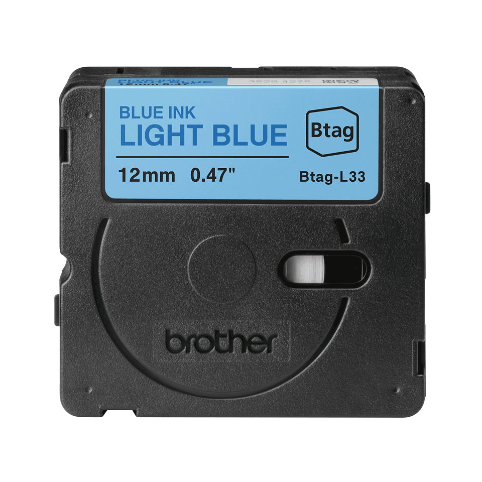 Brother BTAG-L33 cinta para impresora de etiquetas Azul sobre azul claro (4)