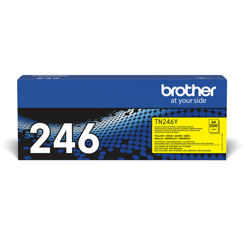 Brother TN-246Y cartucho de tóner 1 pieza(s) Original Amarillo (2)