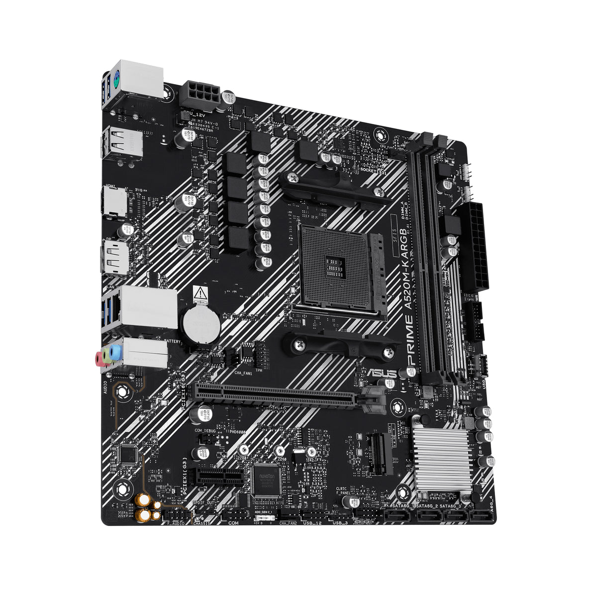 ASUS PRIME A520M-K ARGB AMD A520 Zócalo AM4 micro ATX (4)