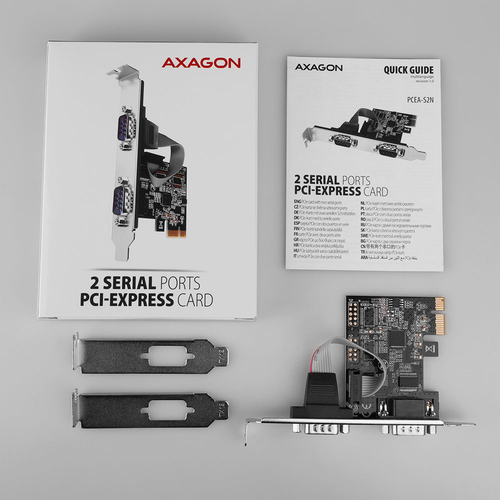 Axagon PCEA-S2N tarjeta y adaptador de interfaz Interno RS-232 (6)