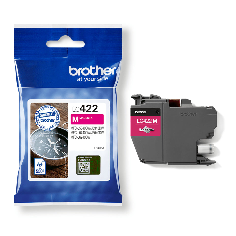 Brother LC422M cartucho de tinta 1 pieza(s) Original Magenta (4)