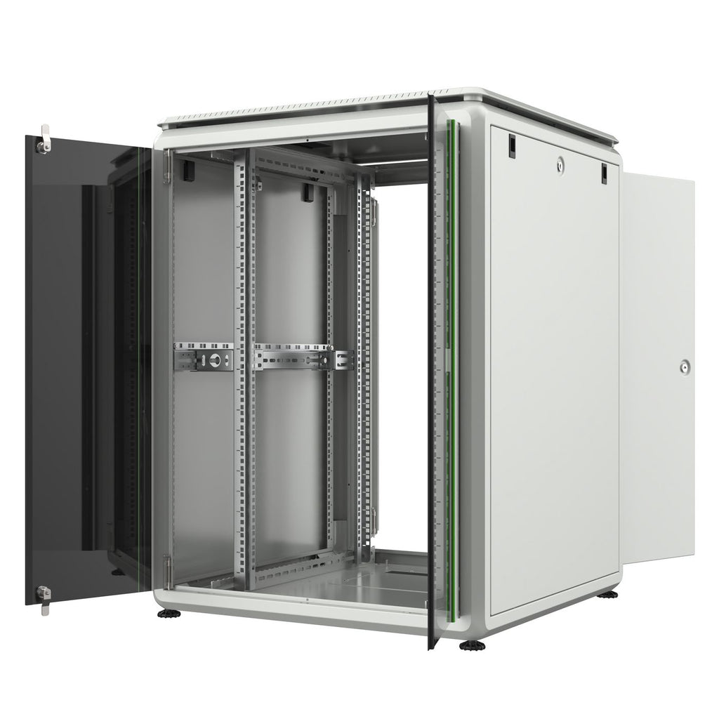 Lanview RDL20U88WH armario rack 20U Rack o bastidor independiente Blanco (3)