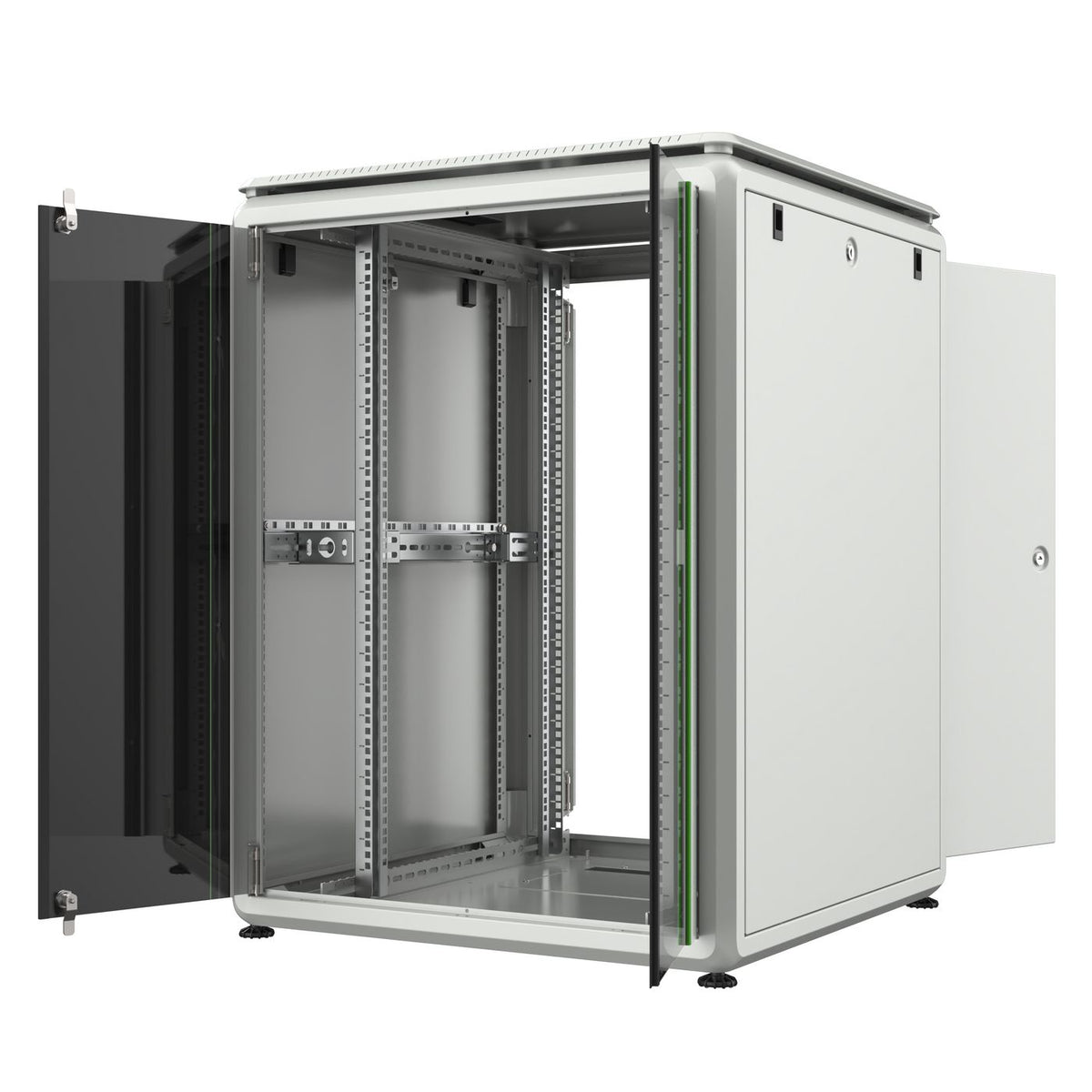 Lanview RDL20U88WH armario rack 20U Rack o bastidor independiente Blanco (3)