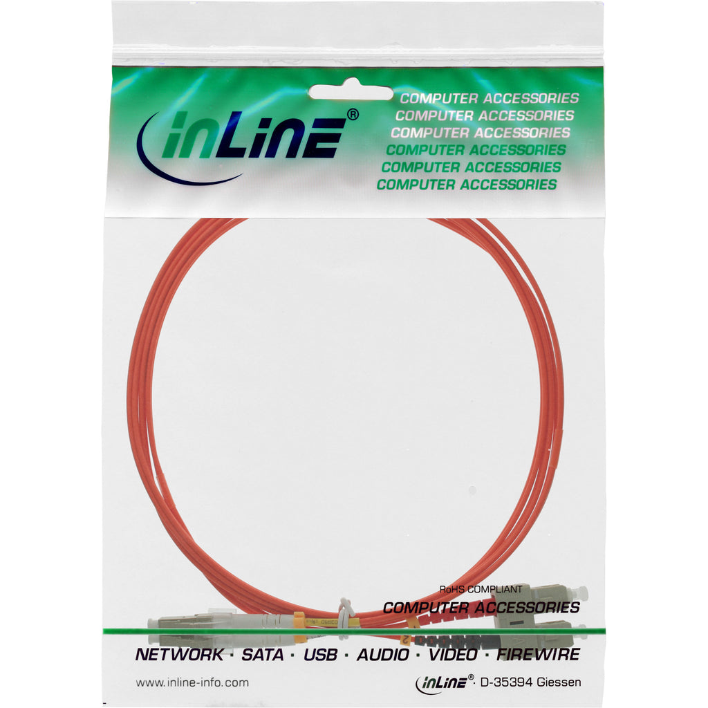 InLine 88639 Cable de fibra óptica e InfiniBand 20 m Naranja (2)