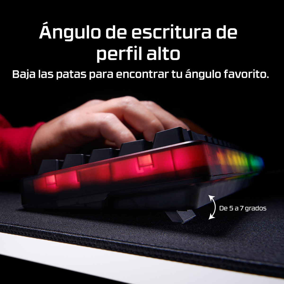 HyperX Origins 2 65 teclado Juego USB Negro (4)