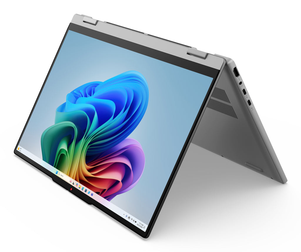 Lenovo IdeaPad 5 2-in-1 15AGP11 Copilot+ PC AMD Ryzen AI 7 445 Híbrido (2-en-1) 38,9 cm (15.3") Pantalla táctil WUXGA 16 GB DDR5-SDRAM 1 TB SSD Wi-Fi 7 (802.11be) Windows 11 Home Gris Alemán (9)