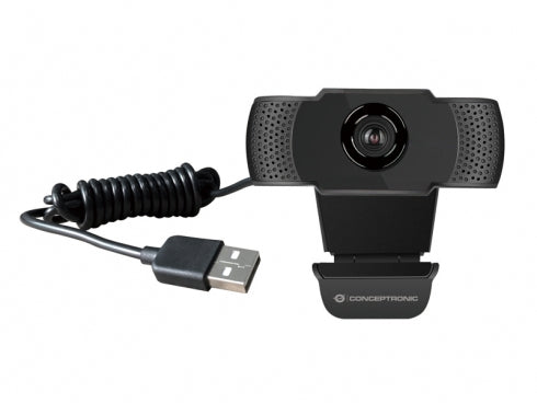Conceptronic AMDIS cámara web 2 MP 1920 x 1080 Pixeles USB 2.0 Negro (2)
