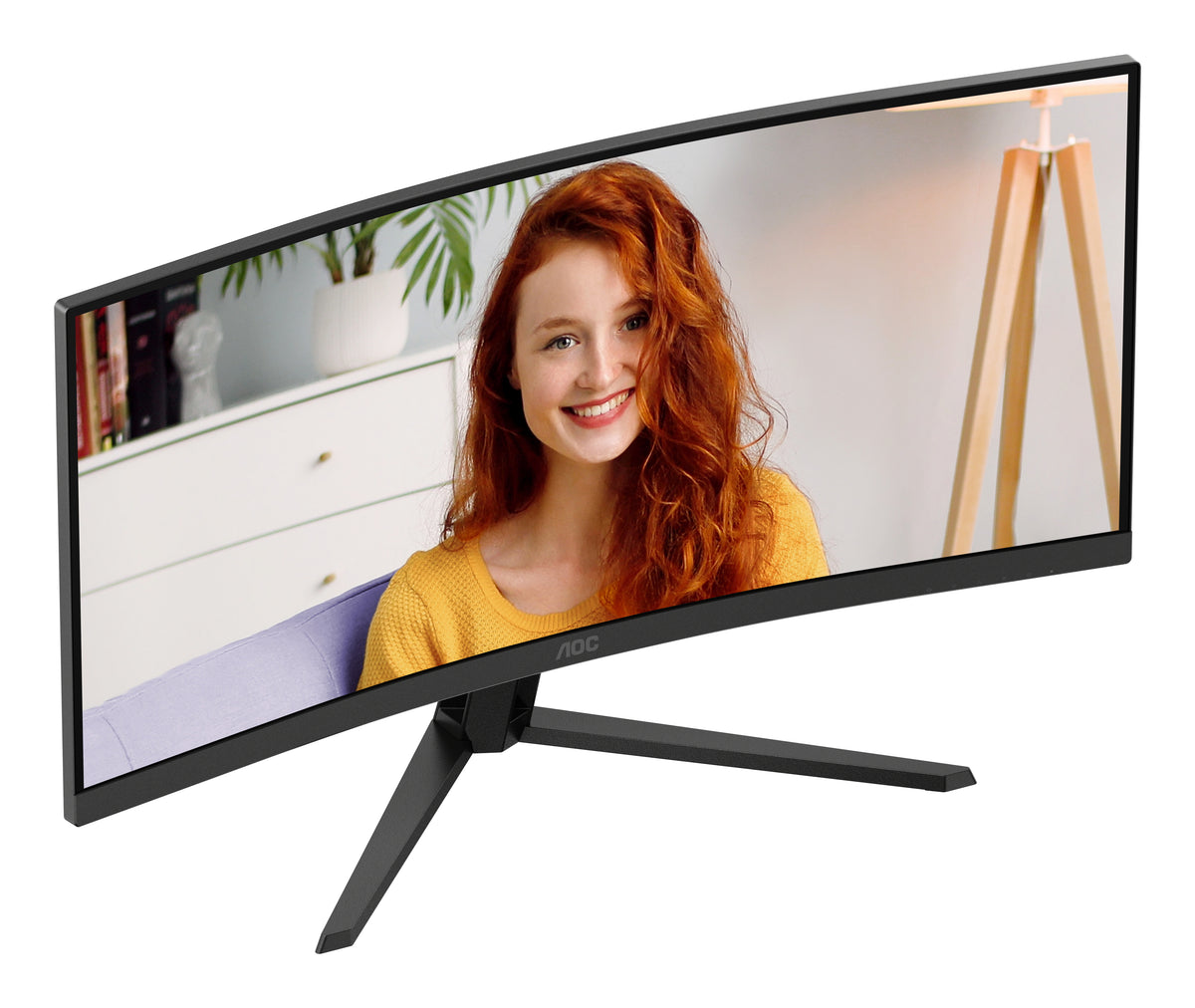 AOC B3 CU34B3E pantalla para PC 86,4 cm (34") 3440 x 1440 Pixeles Wide Quad HD LED Negro (8)