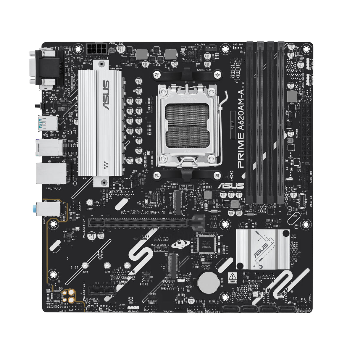 ASUS PRIME A620AM-A-CSM AMD A620A Zócalo AM5 micro ATX (2)