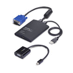 StarTech.com NOTECONS02-VGA-MDP interruptor KVM Negro
