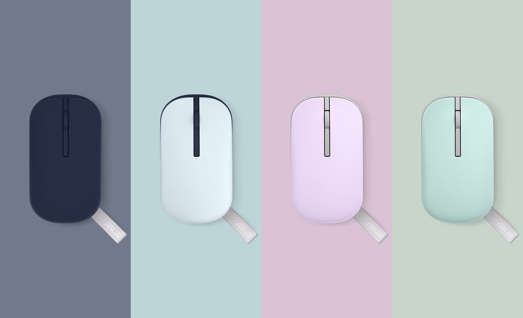 ASUS Marshmallow Mouse MD100 ratón Oficina Ambidextro RF Wireless + Bluetooth Óptico 1600 DPI (8)