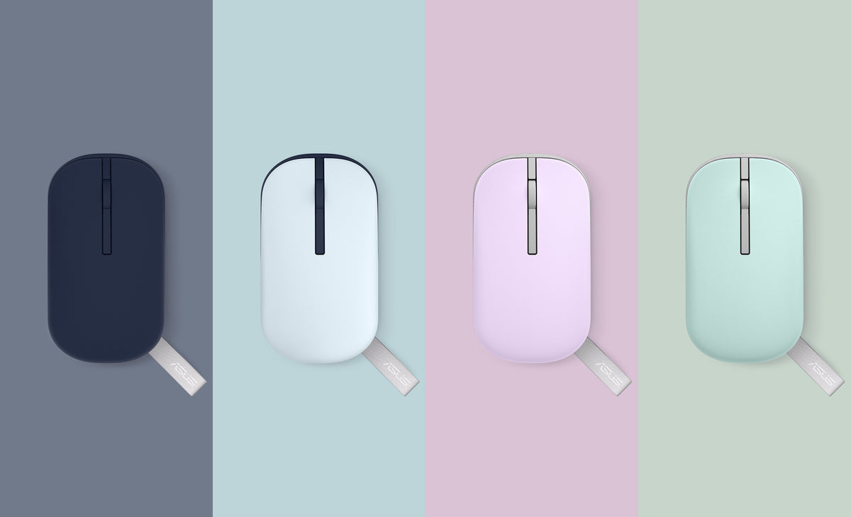 ASUS Marshmallow Mouse MD100 ratón Oficina Ambidextro RF Wireless + Bluetooth Óptico 1600 DPI (8)