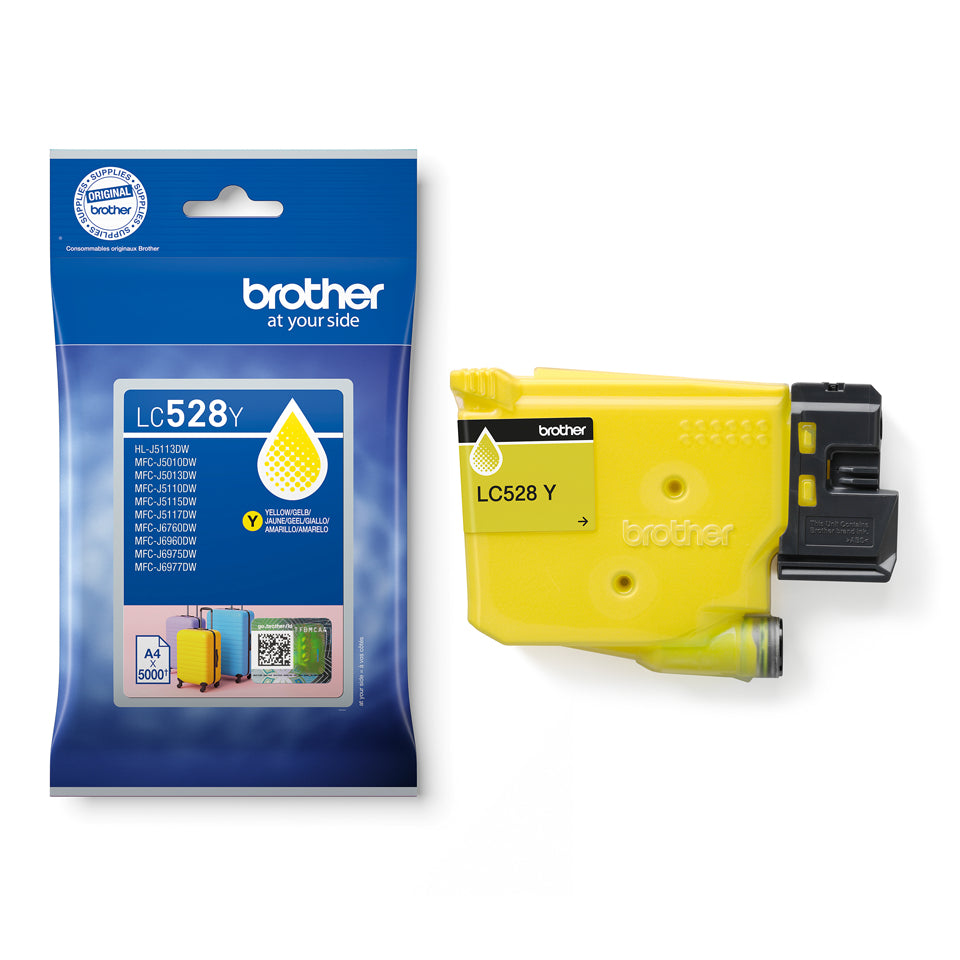 Brother LC528Y cartucho de tinta 1 pieza(s) Original Amarillo (5)