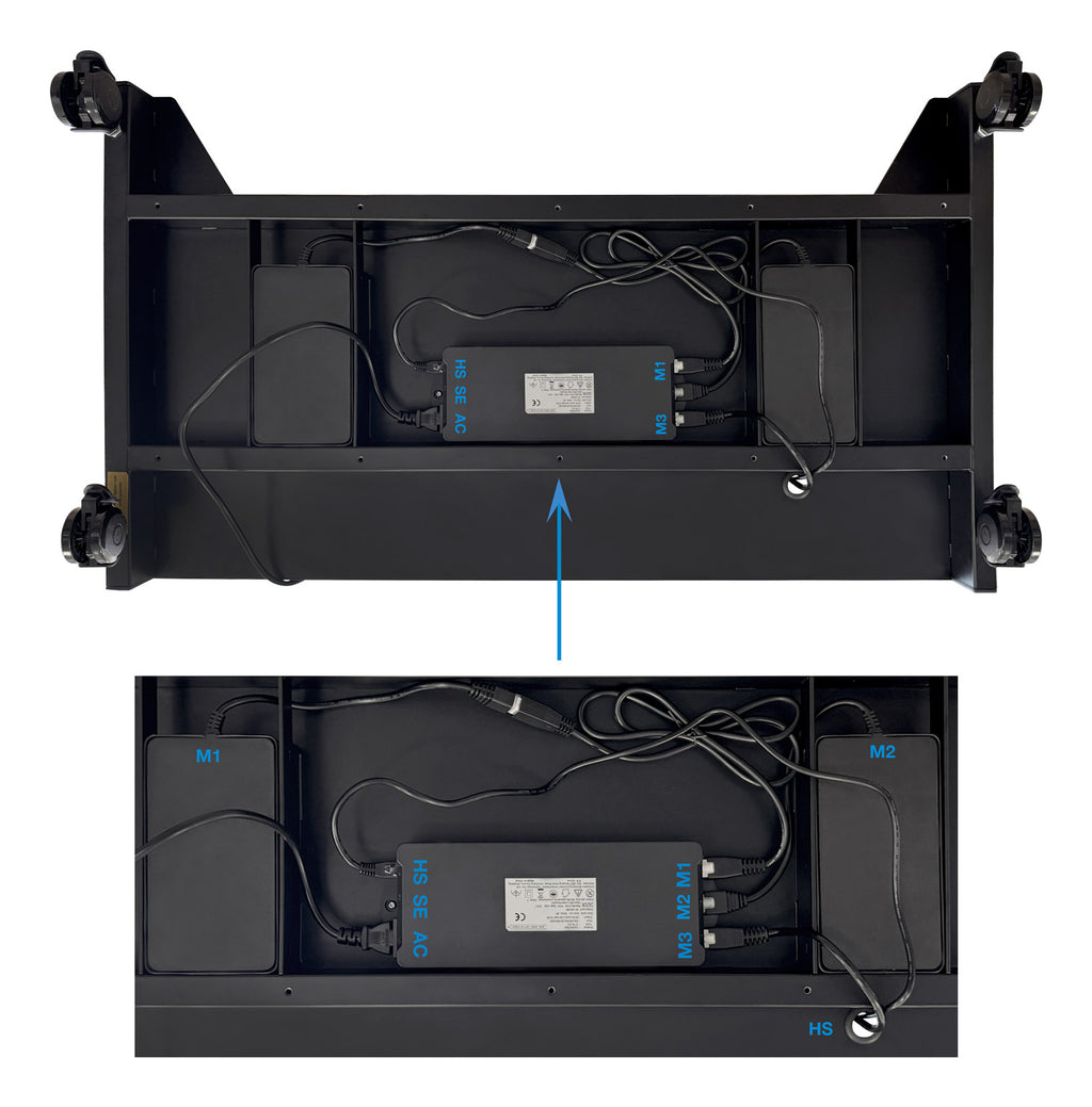 TooQ Uros 2,13 m (84") Negro (6)