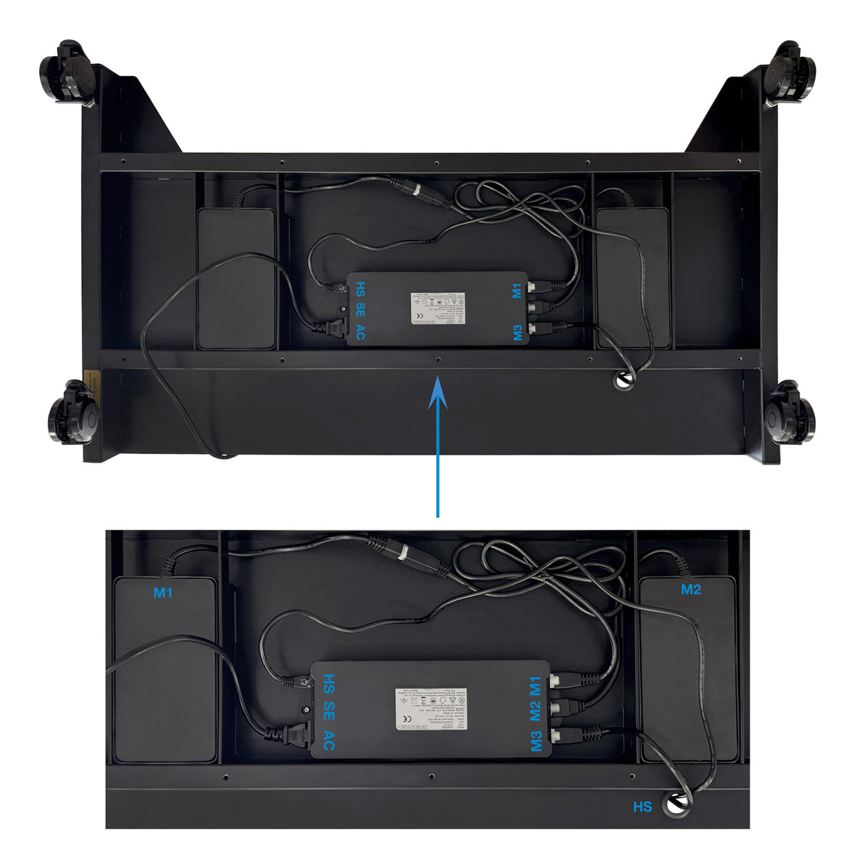 TooQ Uros 2,13 m (84") Negro (6)