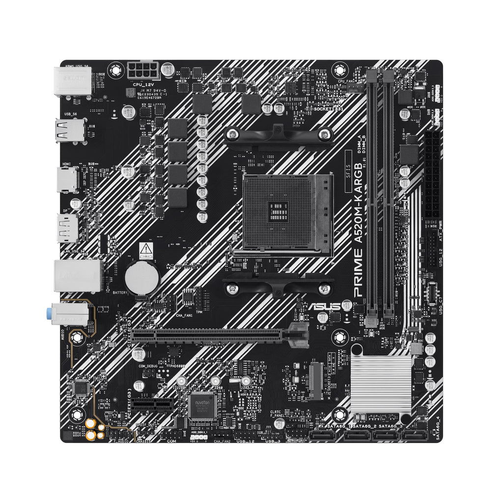 ASUS PRIME A520M-K ARGB AMD A520 Zócalo AM4 micro ATX (2)