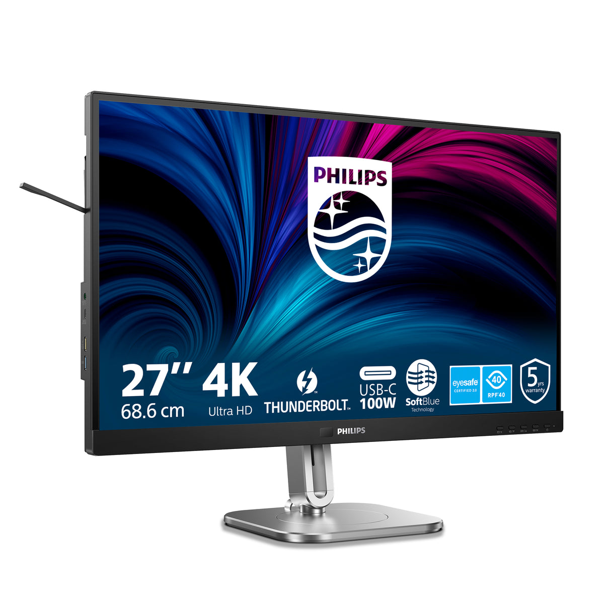 Philips 6000 series 27B2U6903/00 pantalla para PC 68,6 cm (27") 3840 x 2160 Pixeles 4K Ultra HD LED Antracita (3)