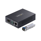 StarTech.com MCM1110SMLC40 convertidor de medio 2000 Mbit/s 1310 nm Negro