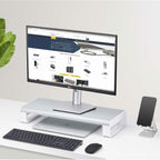 StarTech.com 1MFSW-MONITOR-RISER soporte para monitor Escritorio Plata