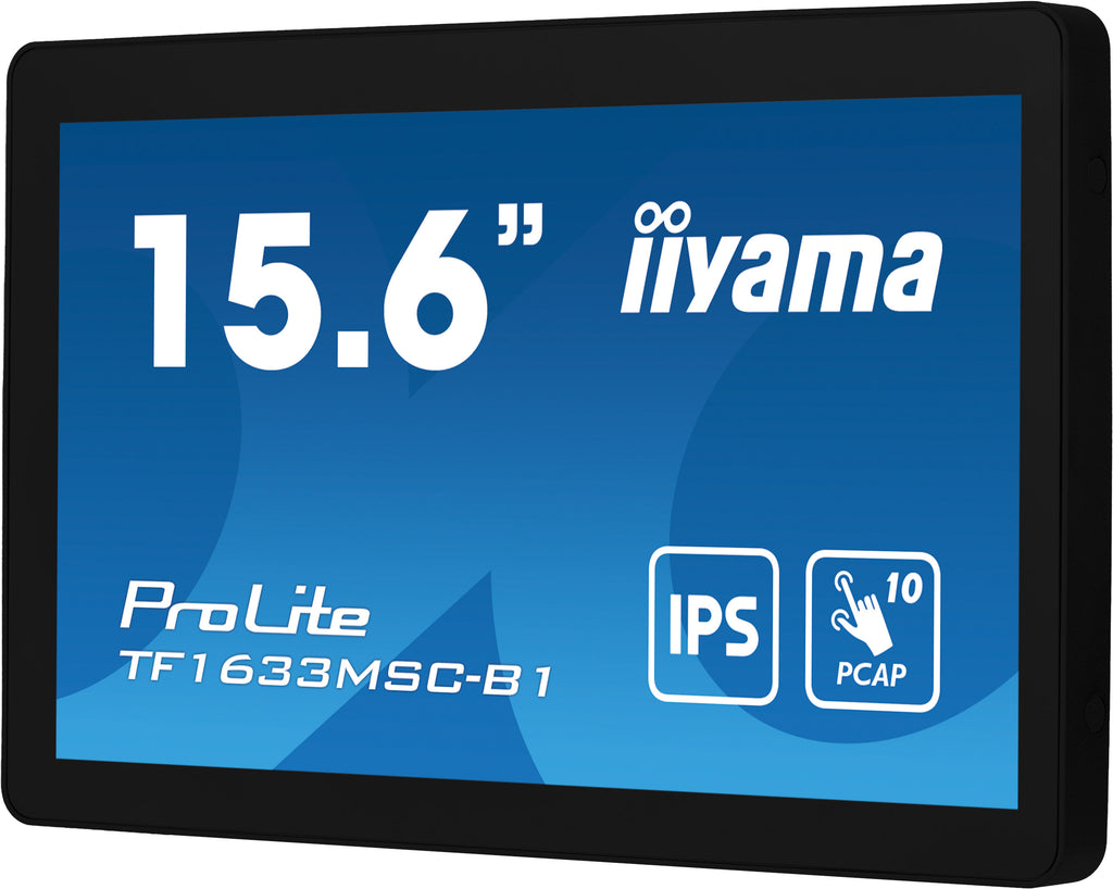 iiyama ProLite TF1633MSC-B1 pantalla para PC 39,6 cm (15.6") 1920 x 1080 Pixeles Full HD Pantalla táctil Negro (8)