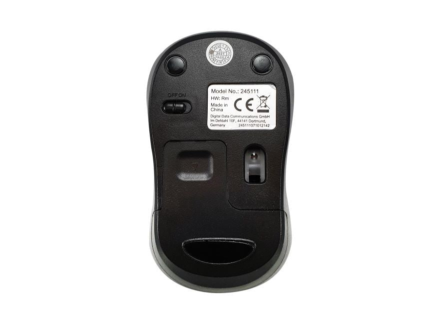 Equip 245112 ratón Oficina Ambidextro RF inalámbrico Óptico 1200 DPI (2)