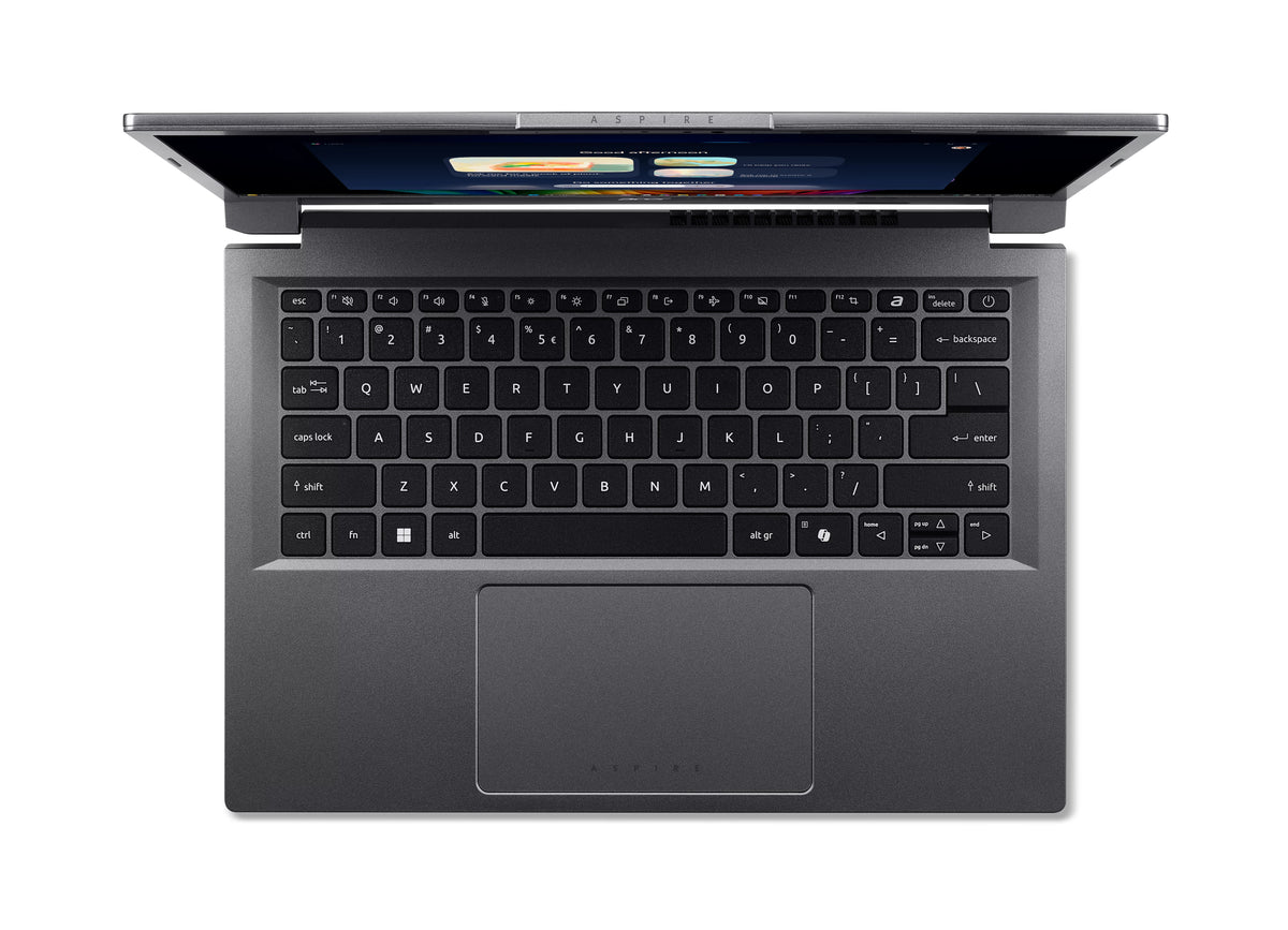 Acer Aspire 14 AI A14-52M-78BB Copilot+ PC Intel Core Ultra 7 256V Portátil 35,6 cm (14") WUXGA 16 GB LPDDR5x-SDRAM 512 GB SSD Wi-Fi 6E (802.11ax) Windows 11 Home Gris (4)