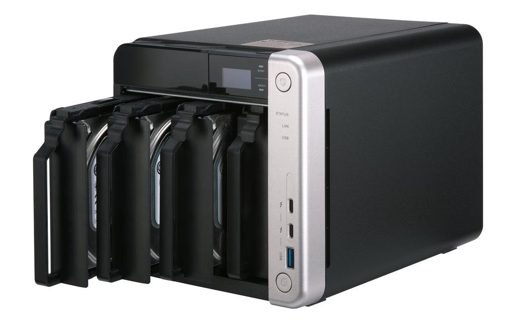 QNAP TS-453BT3 NAS Torre Intel® Celeron® J3455 8 GB DDR3L 0 TB QNAP Turbo System Negro (9)