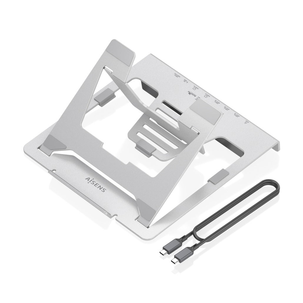 AISENS ASUC-7P046-GR soporte para ordenador portátil Soporte para ordenador portátil y tableta 40,6 cm (16") (3)
