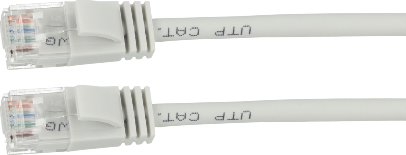 Cable patch RJ45 U/UTP Cat6a 15 m gris