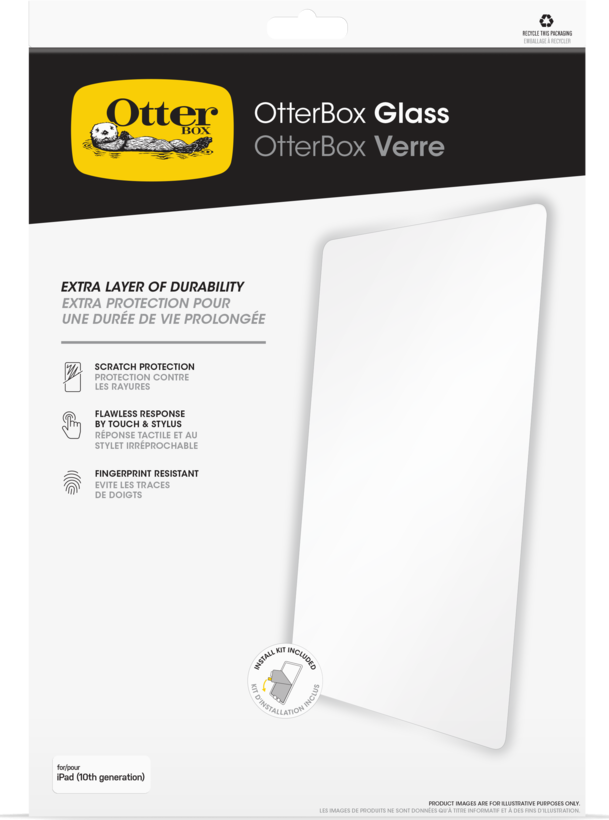 Otterbox 77-94167 - Protector de pantalla para tableta, cristal, transparente (4)