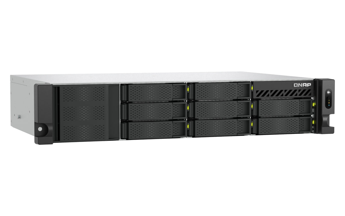 QNAP TS-H1065EU Servidor de almacenamiento Bastidor (2U) 8 GB DDR5 0 TB QNAP QTS Negro (8)