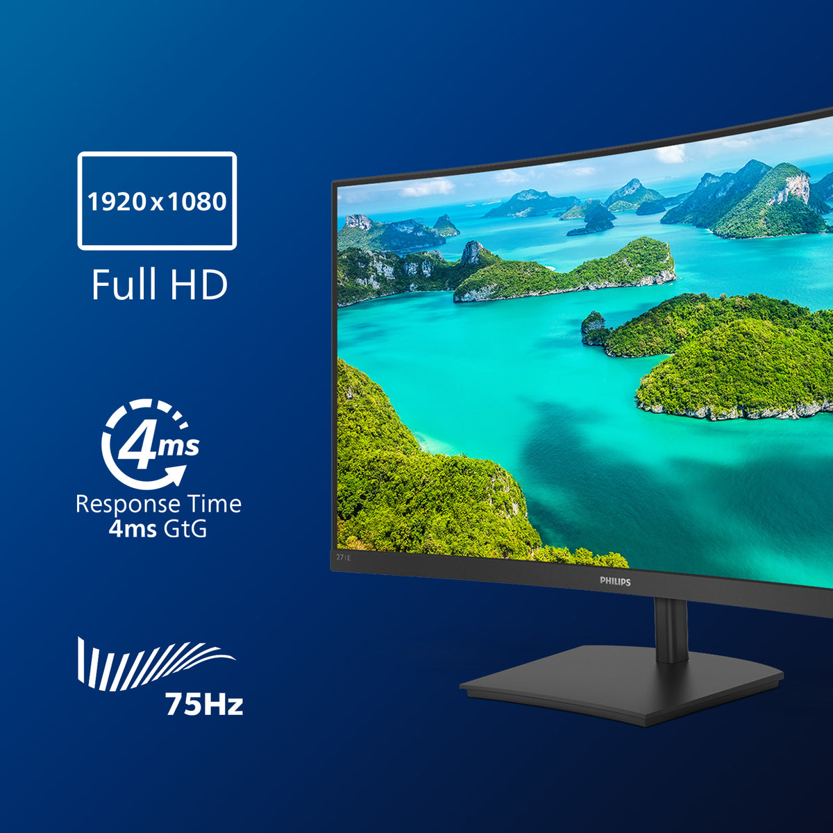 Philips E Line 271E1SCA/00 pantalla para PC 68,6 cm (27") 1920 x 1080 Pixeles Full HD LCD Negro (3)