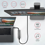 Axagon HMC-5G2 base para portátil y replicador de puertos Alámbrico USB 3.2 Gen 2 (3.1 Gen 2) Type-C Gris (6)