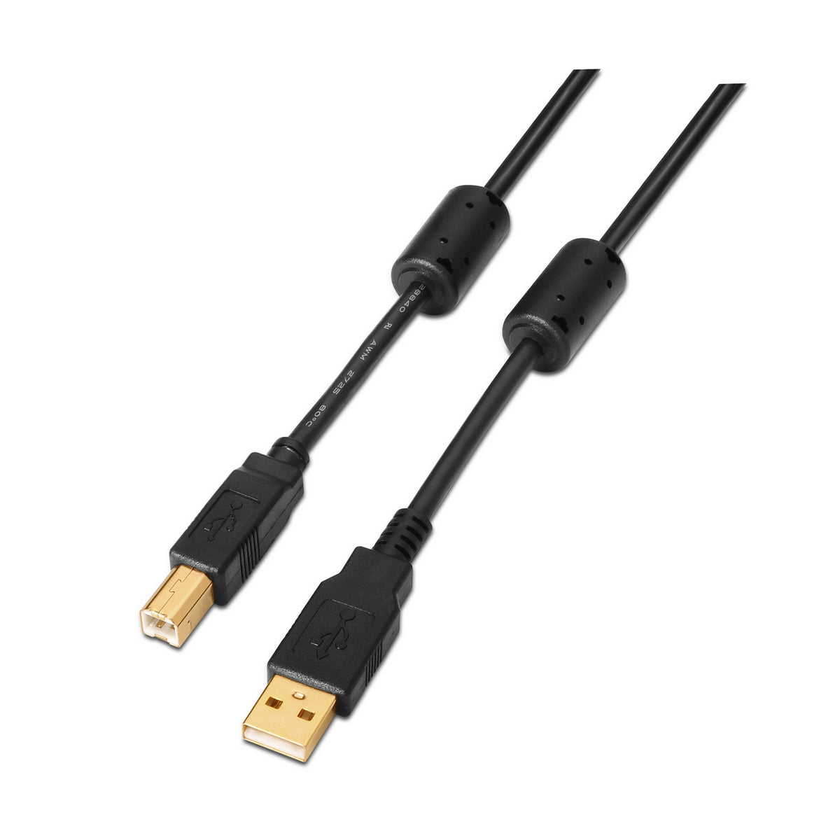 AISENS A101-0011 cable USB USB 2.0 5 m USB A USB B Negro (2)