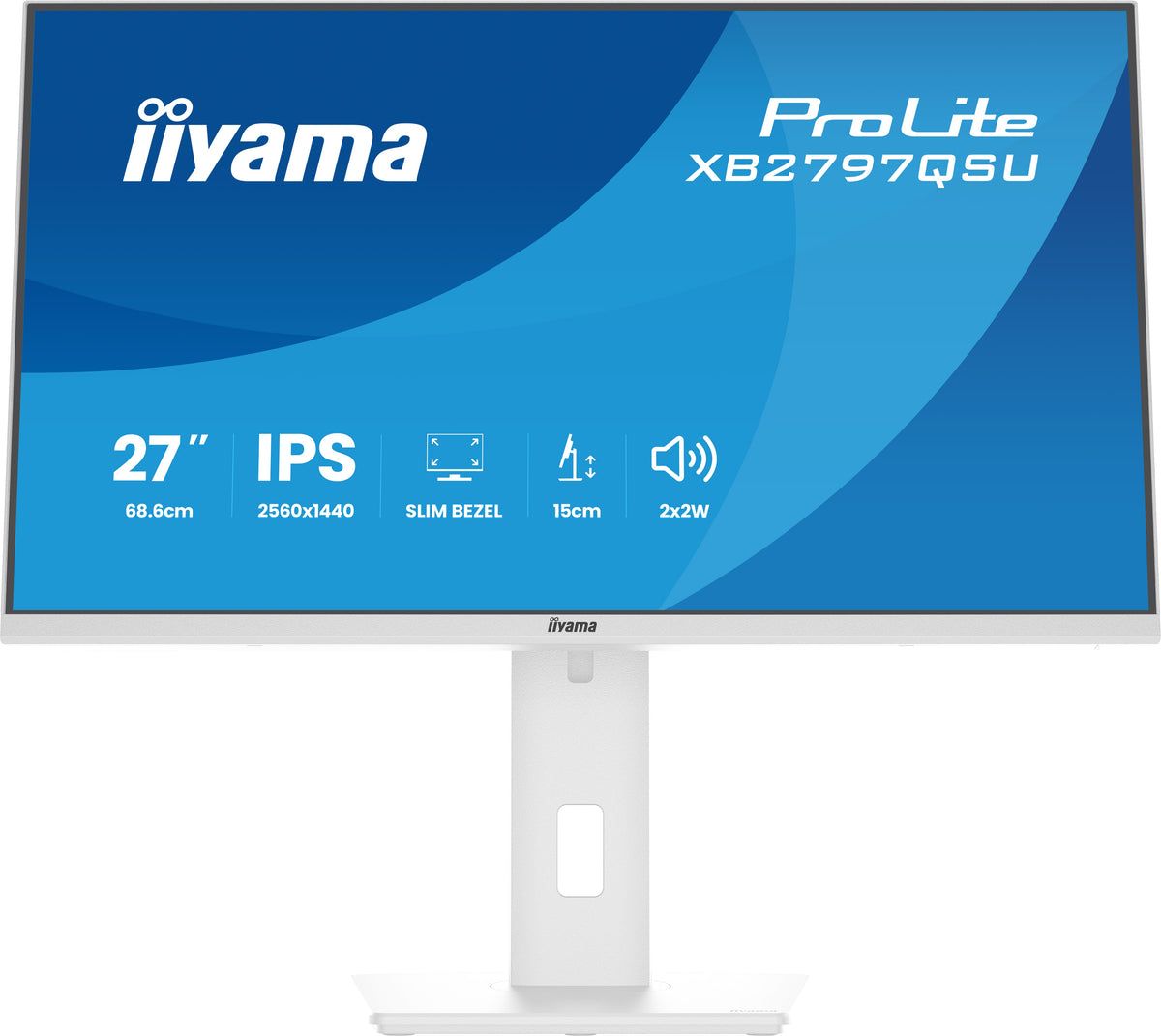 iiyama ProLite XB2797QSU-W1 pantalla para PC 68,6 cm (27") 2560 x 1440 Pixeles Quad HD LED Blanco (5)