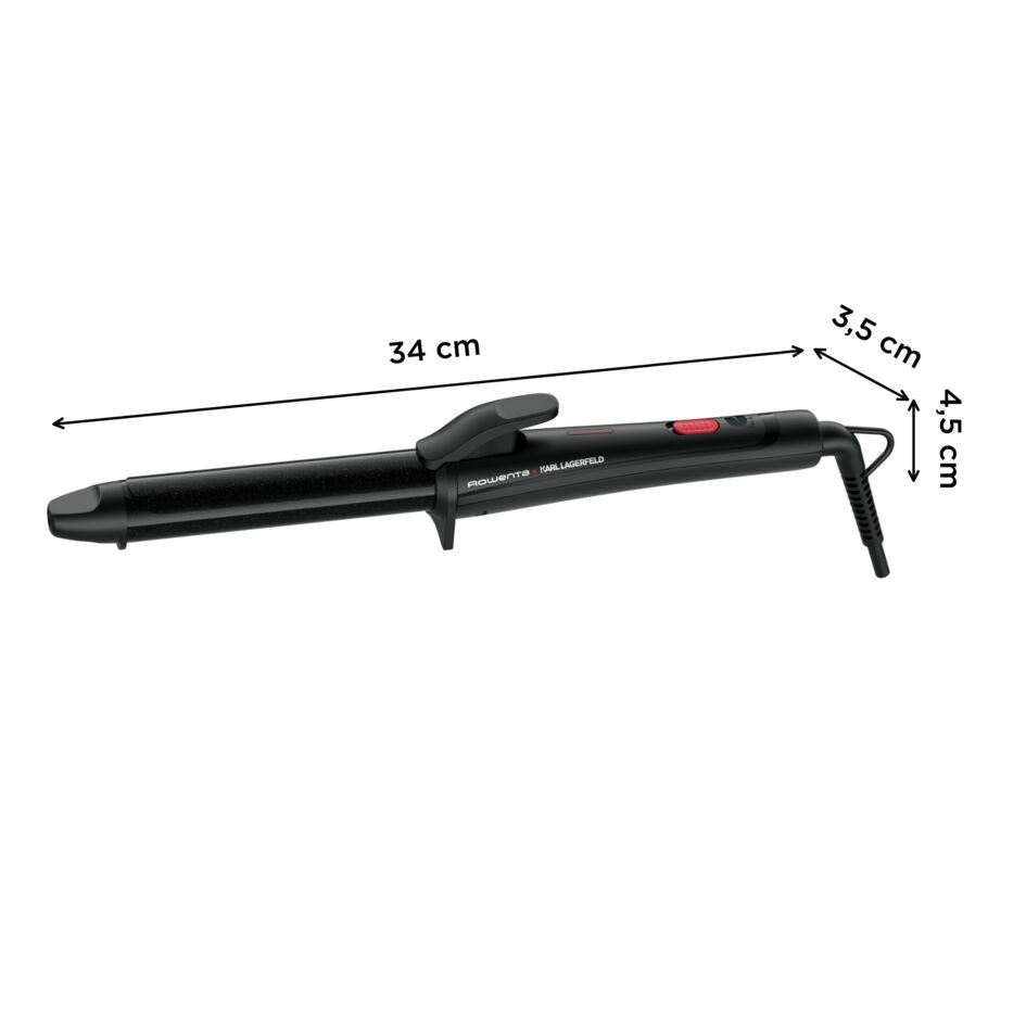 Rowenta X KARL LAGERFELD CF321L Rizador de pelo Caliente Negro, Rojo 47 W 1,8 m (6)