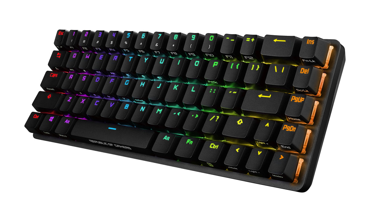 ASUS ROG Falchion teclado Juego RF inalámbrica + USB AZERTY Francés Negro (4)