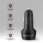 Axagon PWC-PQ48 cargador de dispositivo móvil Universal Negro Encendedor de cigarrillos Carga rápida Auto (5)