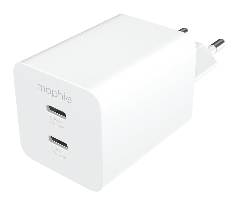 mophie essentials 409911854 cargador de dispositivo móvil Universal Blanco Corriente alterna Carga rápida Interior