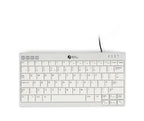 BakkerElkhuizen UltraBoard 950 V2 teclado Oficina USB QWERTY Inglés del Reino Unido Gris Oscuro, Gris claro