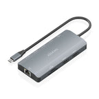 AISENS ASUC-10P052-GR base para portátil y replicador de puertos Alámbrico USB 3.2 Gen 1 (3.1 Gen 1) Type-C (2)