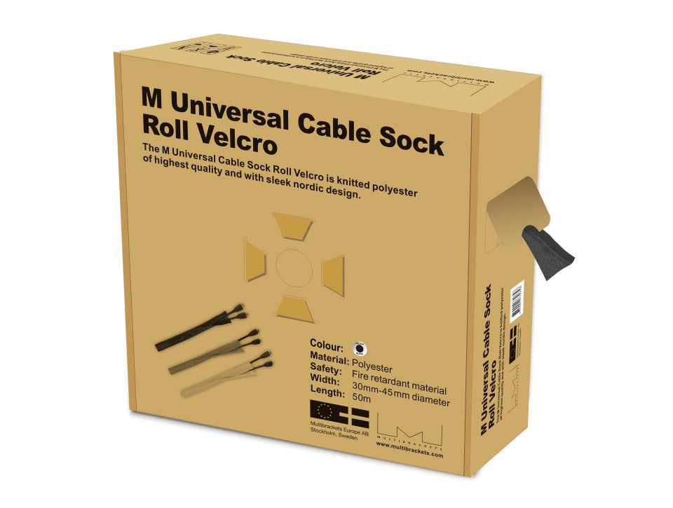 Multibrackets 2858 pasacables Negro