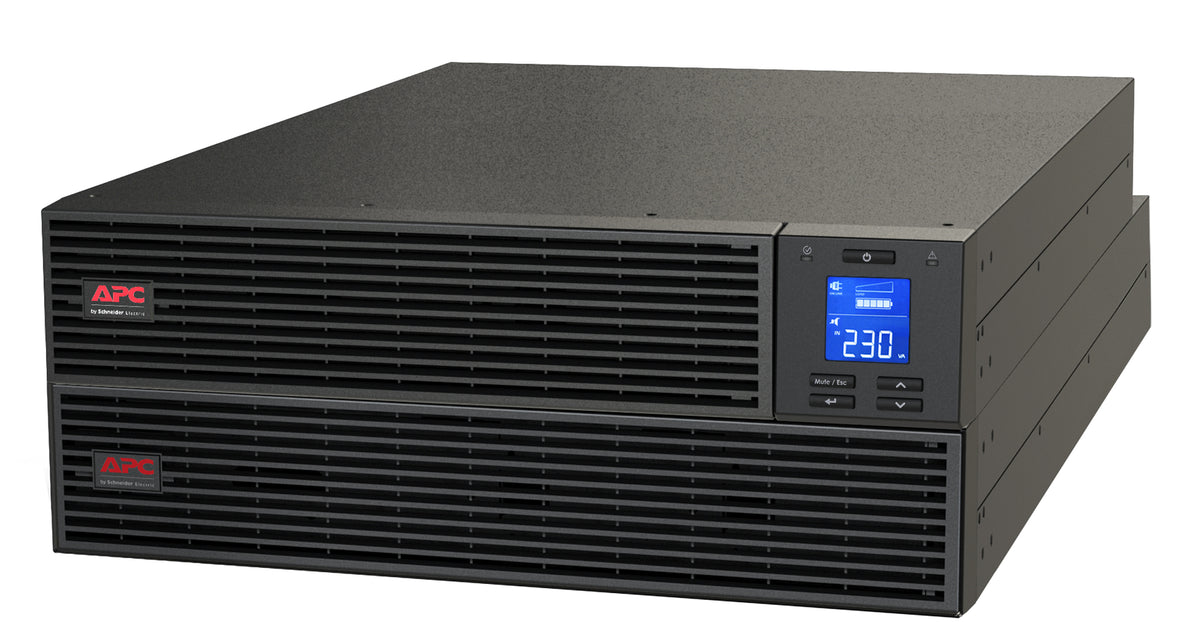 APC Easy UPS ONLINE SRV RM Ext. 3000VA230V sistema de alimentación ininterrumpida (UPS) Doble conversión (en línea) 3 kVA 2400 W 7 salidas AC